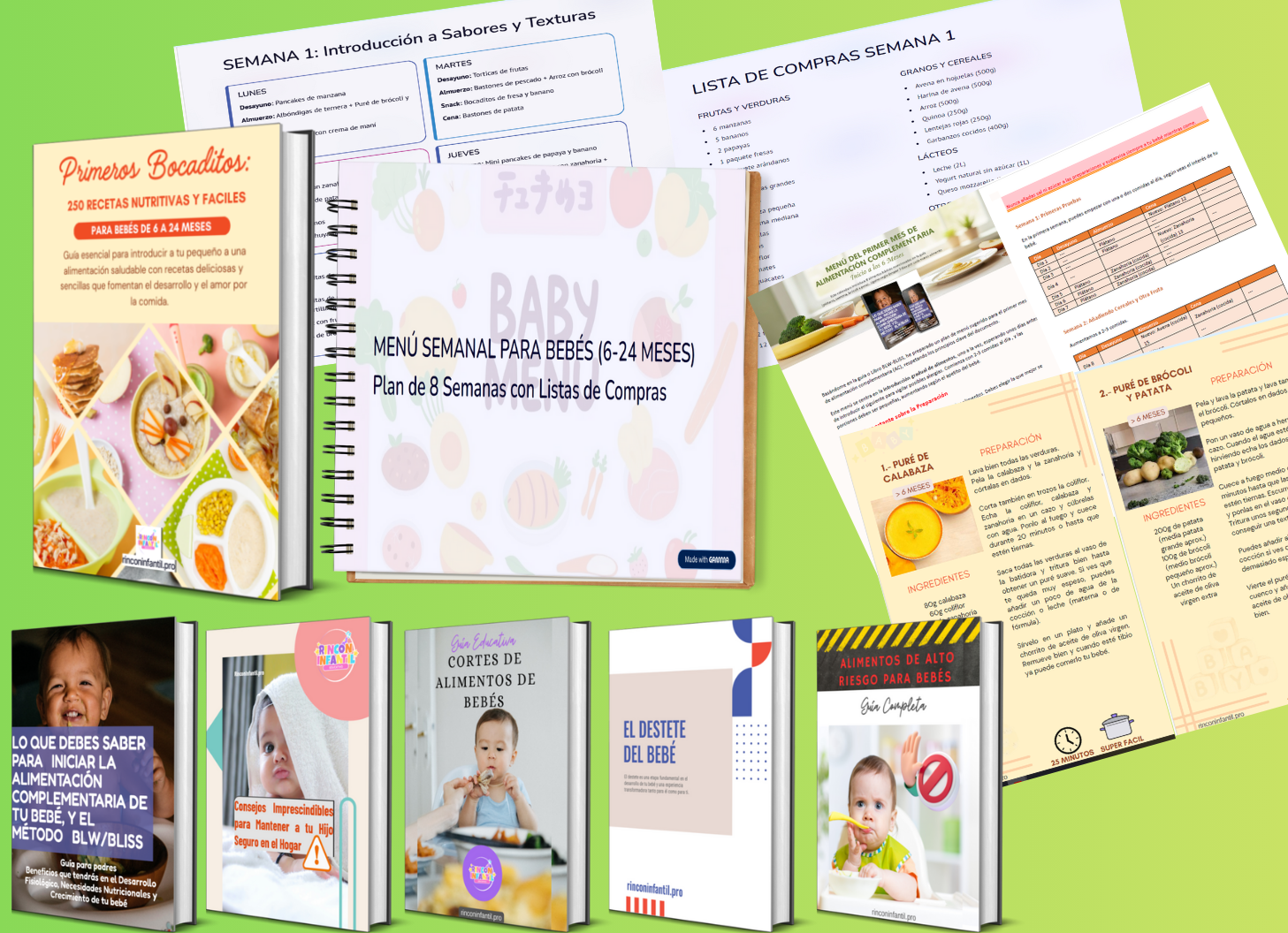 Portada del libro Primeros Bocaditos con 250 recetas